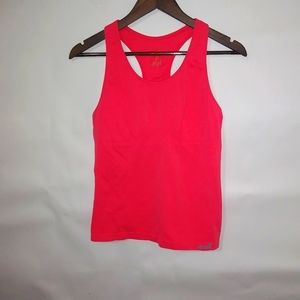 Avia L Pink Thick Racer Back Athletic Tank Top